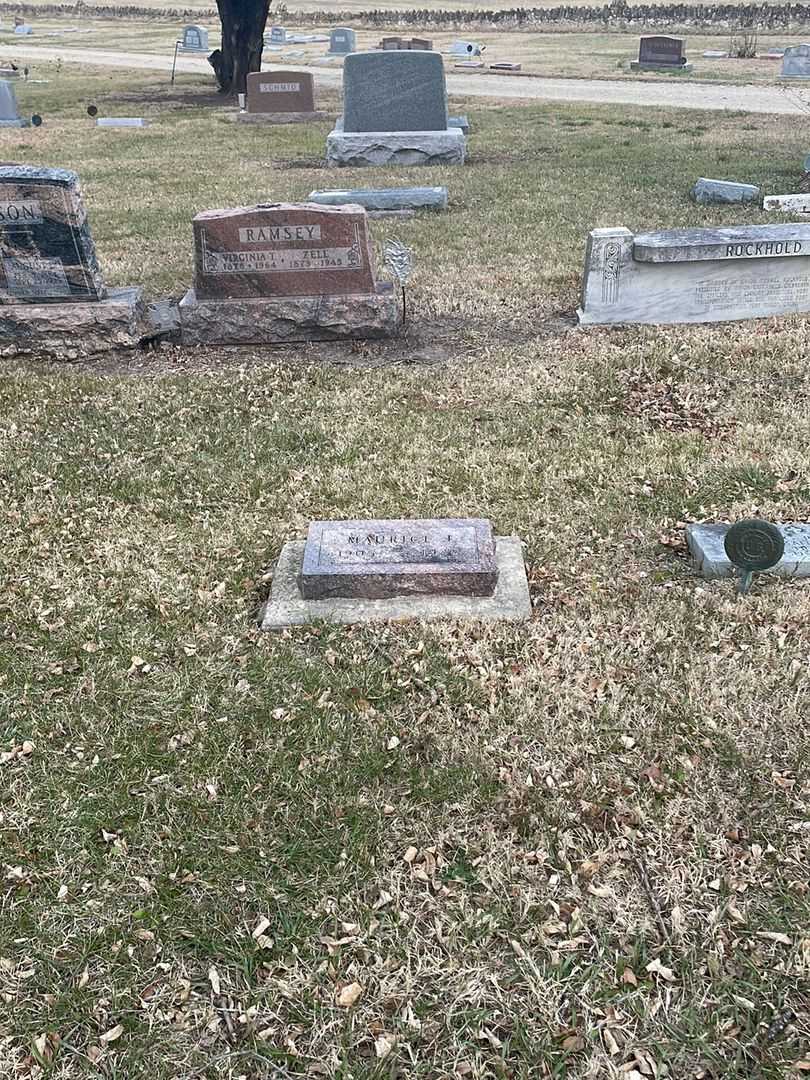 Maurice J. Ramsey's grave. Photo 2