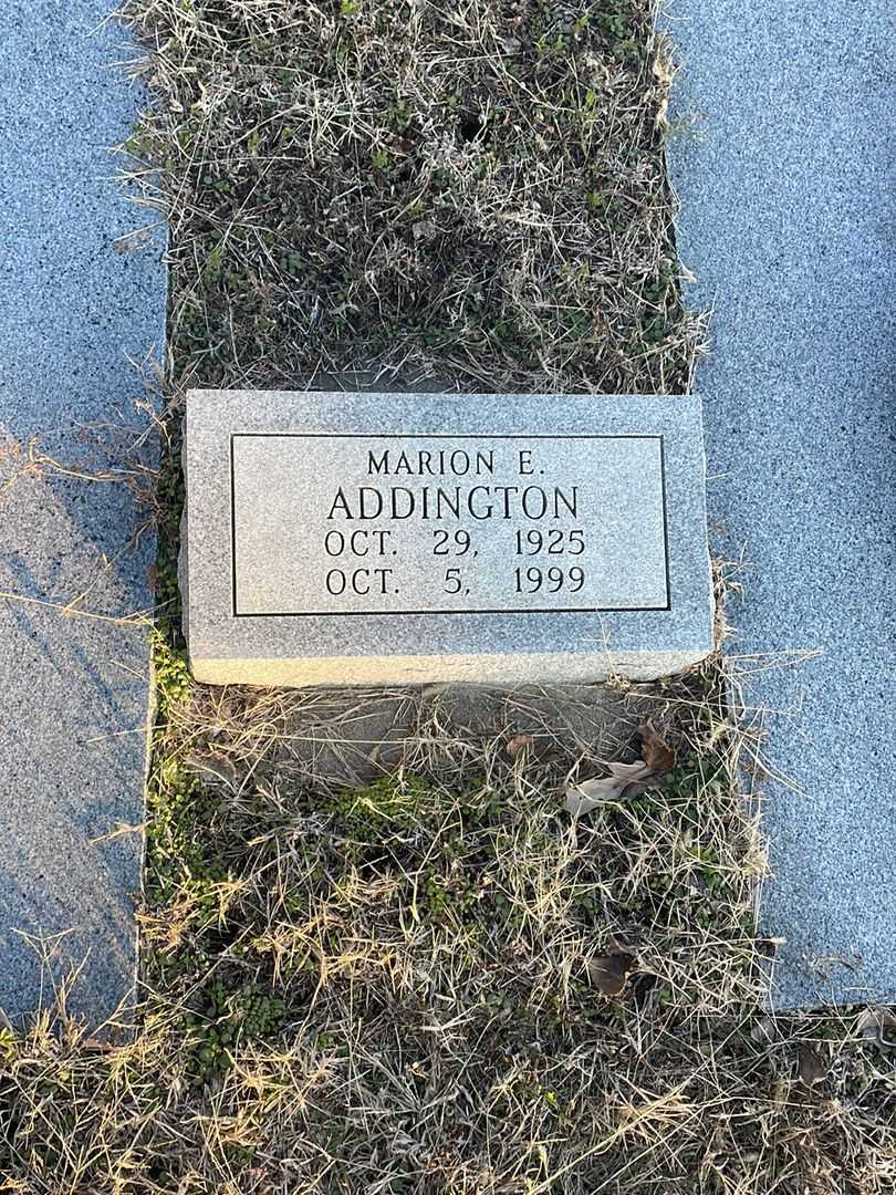 Frank Le Roy Addington's grave. Photo 5