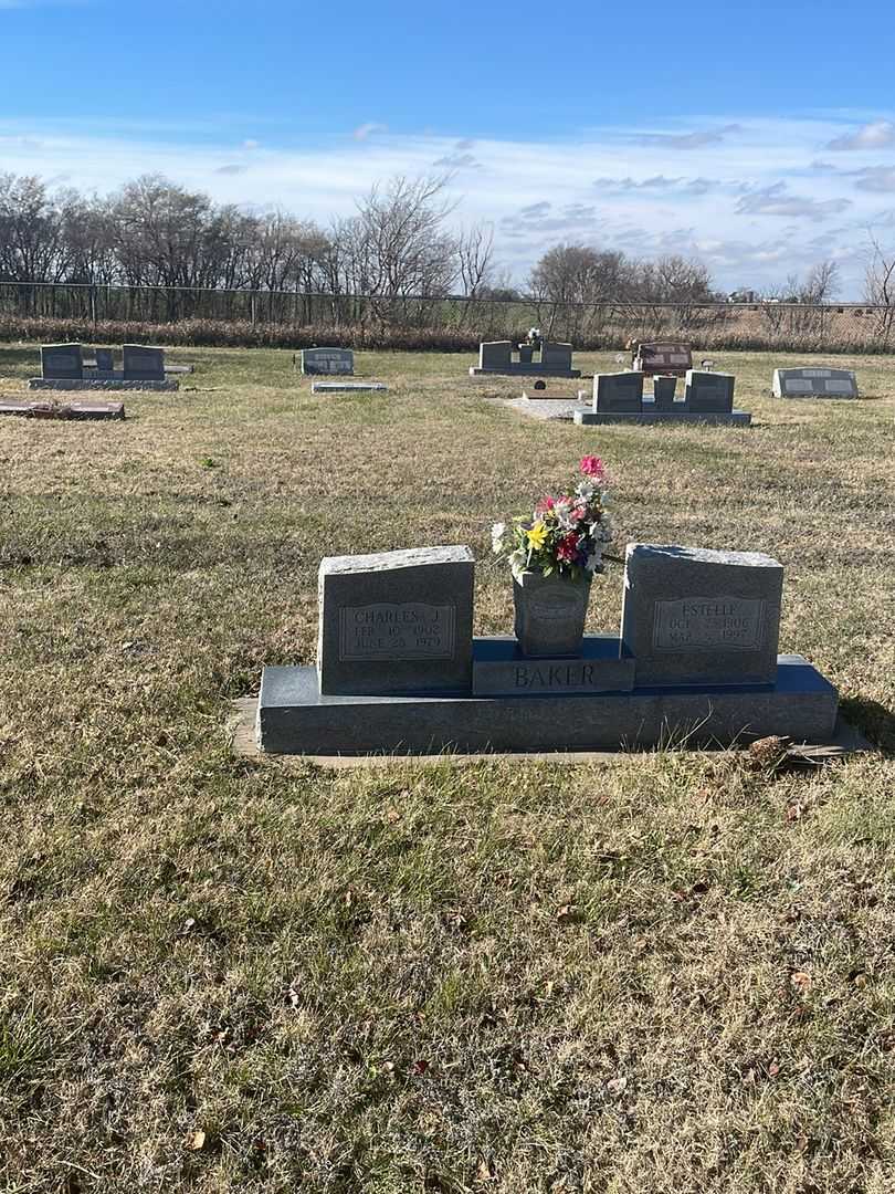 Charles J. Baker's grave. Photo 2
